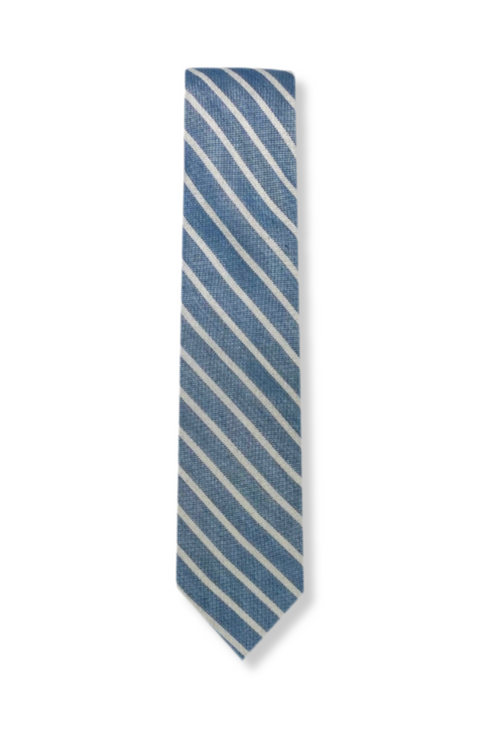 Zefirino Skinny Striped Tie