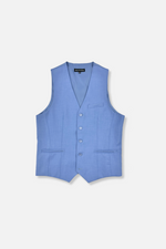 Victorio Slim Solid Vested Suit