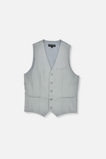 Victorio Slim Solid Vested Suit