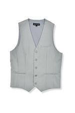 Victorio Slim Solid Vested Suit
