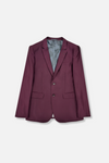 Santo Slim Solid Sharkskin Suit