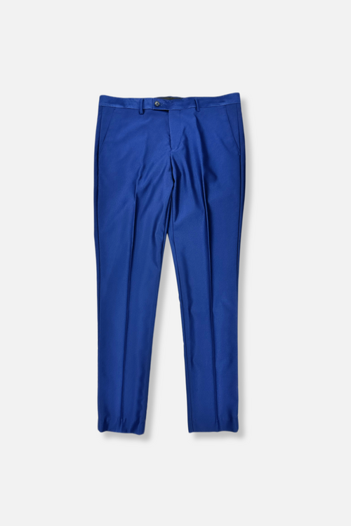 Santo Slim Solid Sharkskin Suit