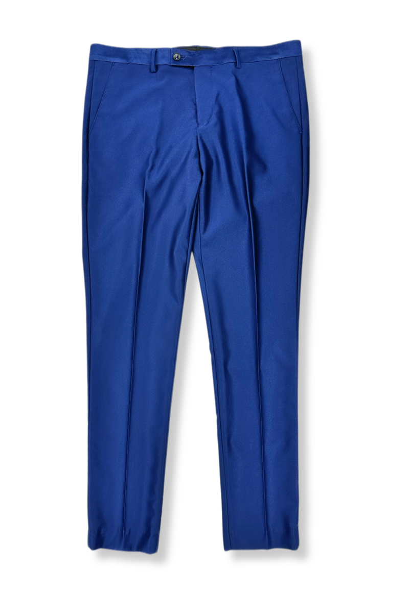 Santo Slim Solid Sharkskin Suit