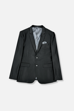 Santo Slim Solid Sharkskin Suit