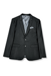 Santo Slim Solid Sharkskin Suit
