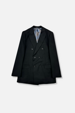 Donder Slim Solid Double Breasted Suit