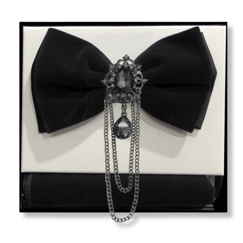 Bayne Brooch Velvet Bow Tie