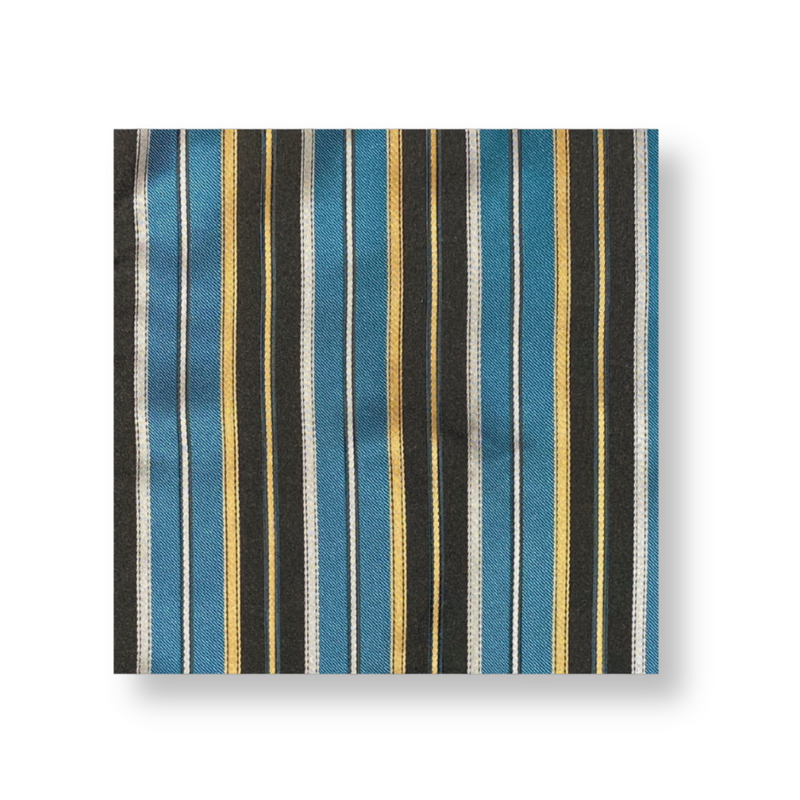 Beric Striped Pocket Square