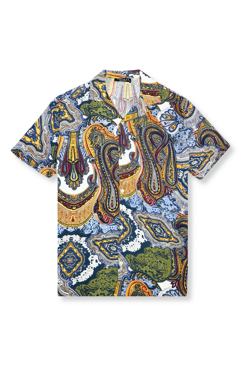 Terrano Tropical Revere Collar Shirt