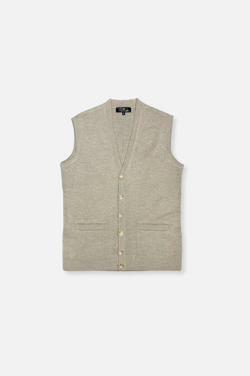 Dowlin Solid Knitted Sweater Vest