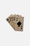 Poker Lapel Pin Brooch