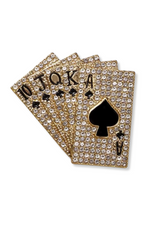 Poker Lapel Pin Brooch