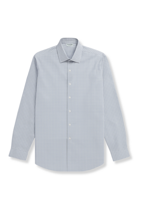 dress shirt 17 36 37 G-style USA Men's Slim Fit Long Sleeve Dress Shirt - Navy