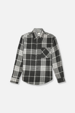 Vecchi Plaid Flannel Shirt