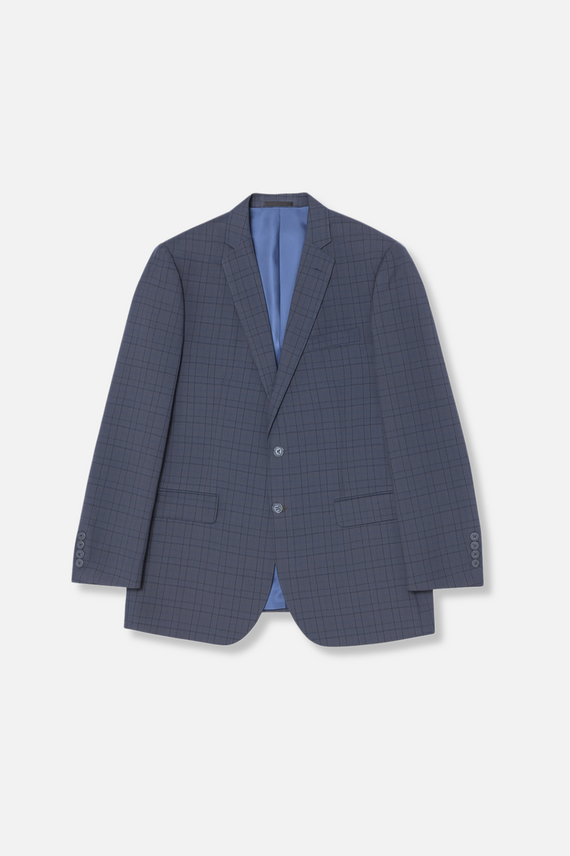 Vistar Slim Plaid Vested Suit