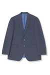 Vistar Slim Plaid Vested Suit