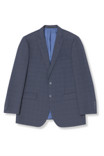 Vistar Slim Plaid Vested Suit