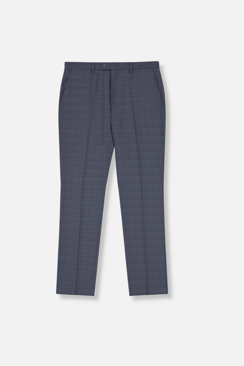 Vistar Slim Plaid Vested Suit