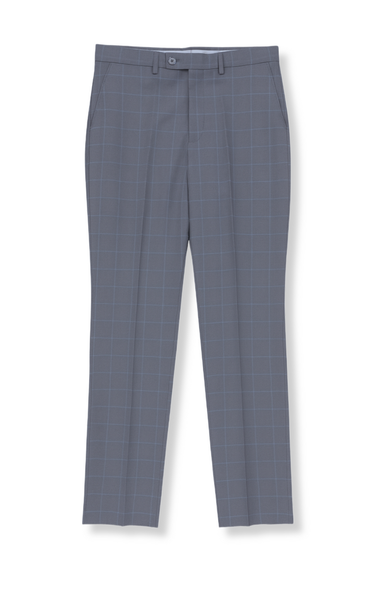 Holland Slim Plaid Vested Suit