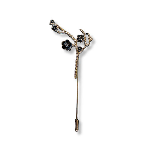 Baines Floral Lapel Pin
