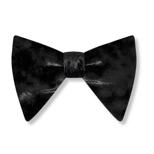 Buffin Long Velvet Bow Tie