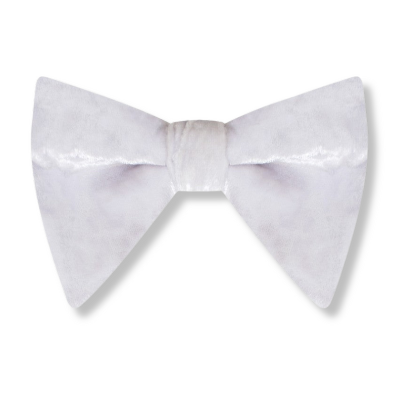 Buffin Long Velvet Bow Tie