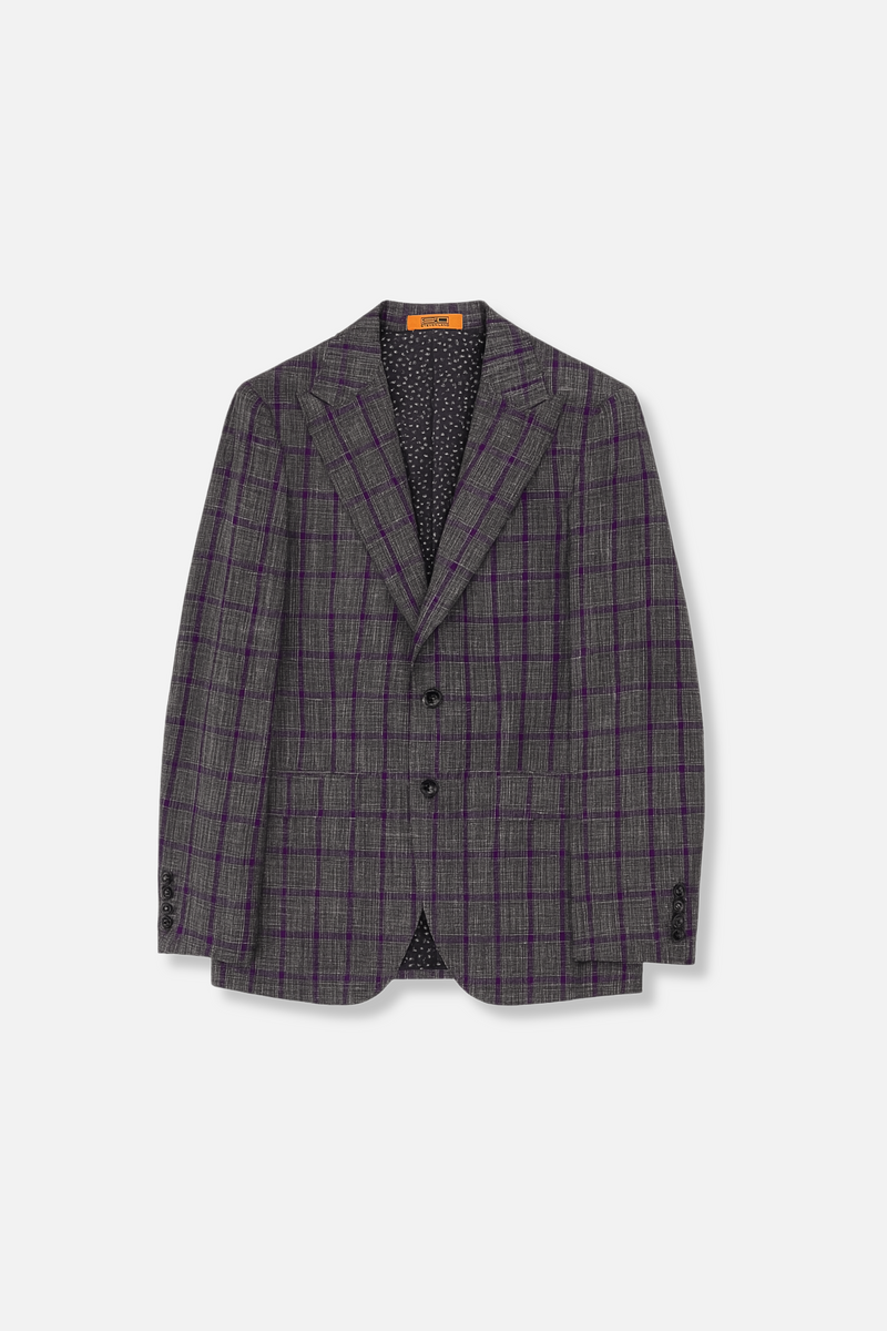 Pirlo Windowpane Vested Suit
