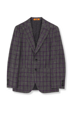Pirlo Windowpane Vested Suit