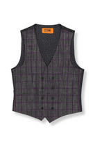 Pirlo Windowpane Vested Suit