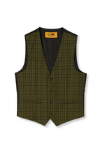 Valentino Plaid Vested Suit