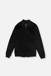 Drew Wool Blend Bomber Jacket