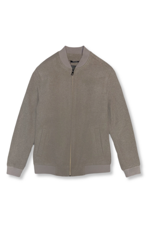 Drew Wool Blend Bomber Jacket