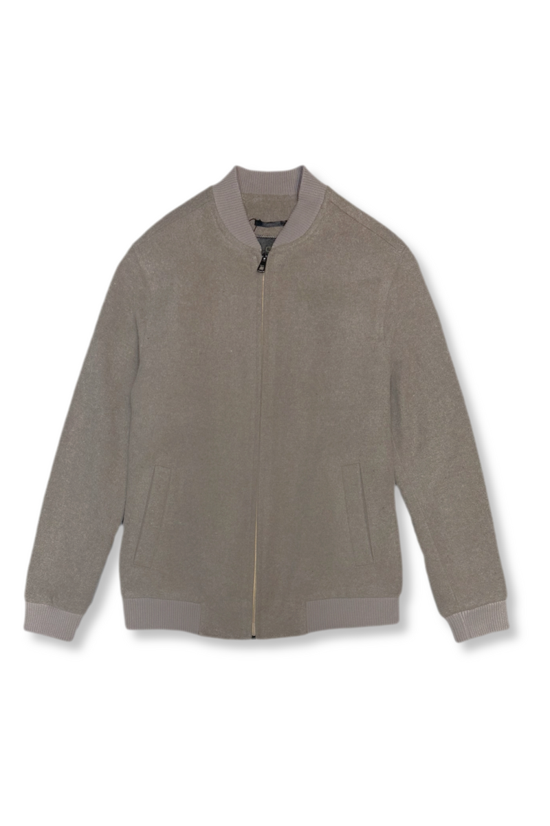 Drew Wool Blend Bomber Jacket