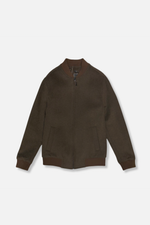 Drew Wool Blend Bomber Jacket