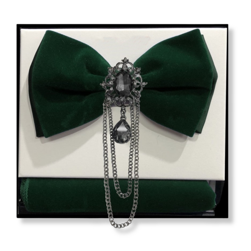 Bayne Brooch Velvet Bow Tie