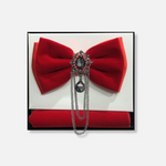 Bayne Brooch Velvet Bow Tie