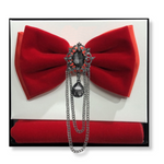 Bayne Brooch Velvet Bow Tie