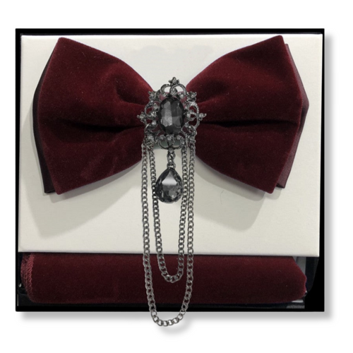 Bayne Brooch Velvet Bow Tie
