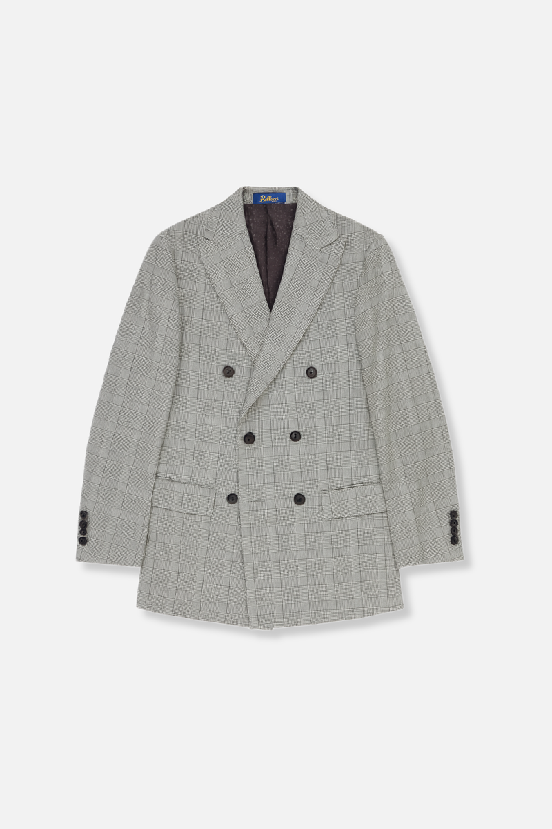 Elio Plaid Double Breasted Suit