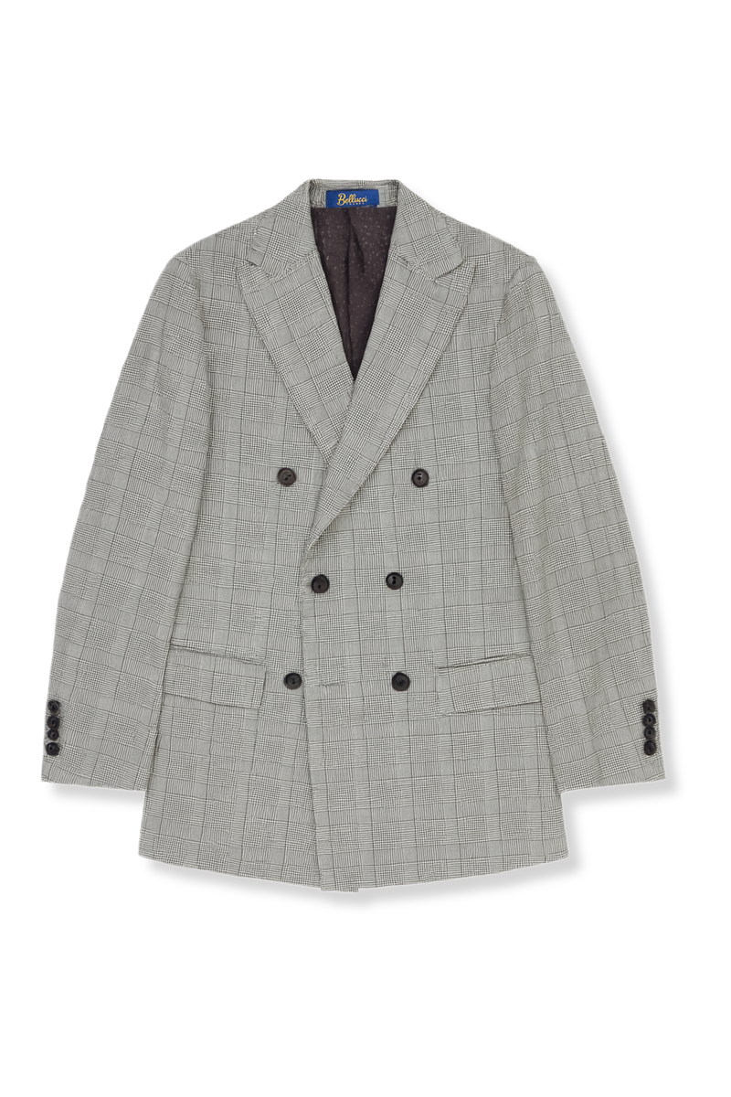 Elio Plaid Double Breasted Suit