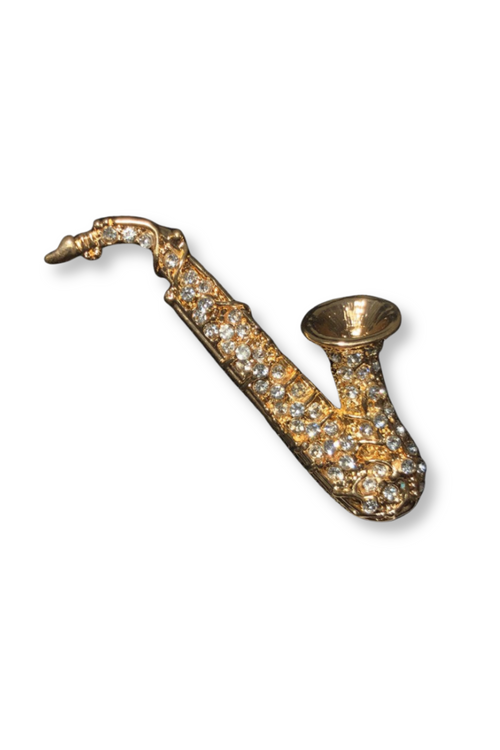 Brody Saxophone Lapel Pin Brooch