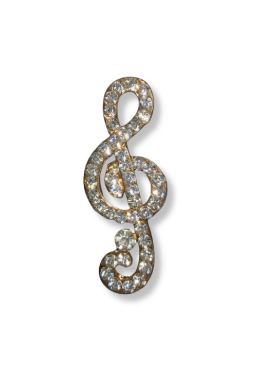 Brody Note Lapel Pin Brooch