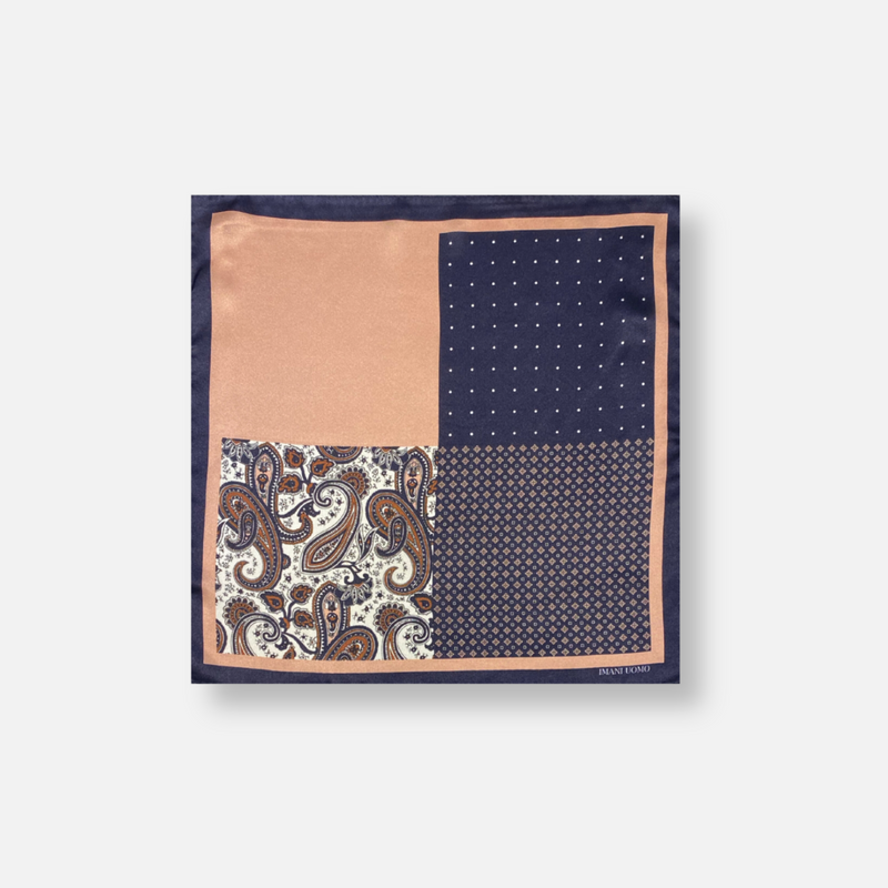 Ike Jacquard Pocket Square