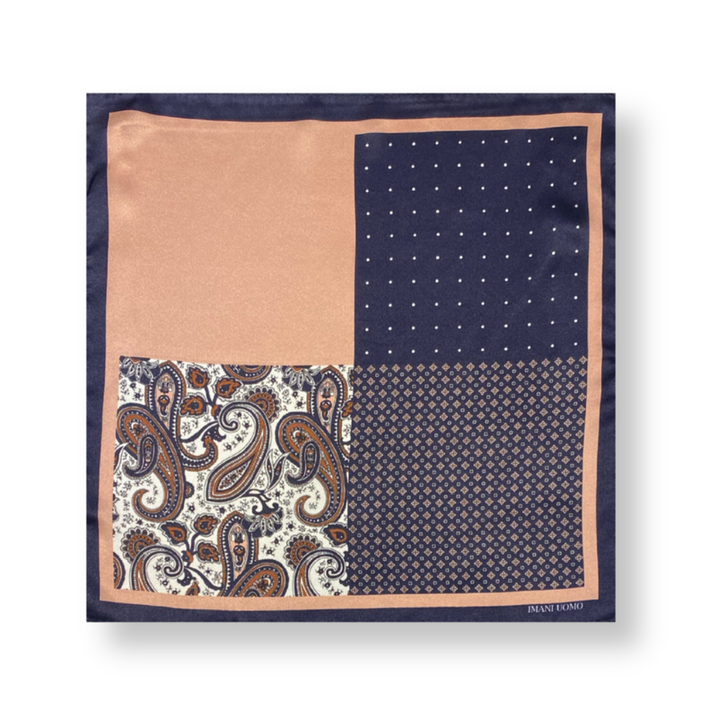 Ike Jacquard Pocket Square