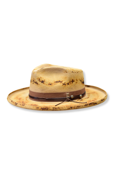 Detroit Distressed Fedora