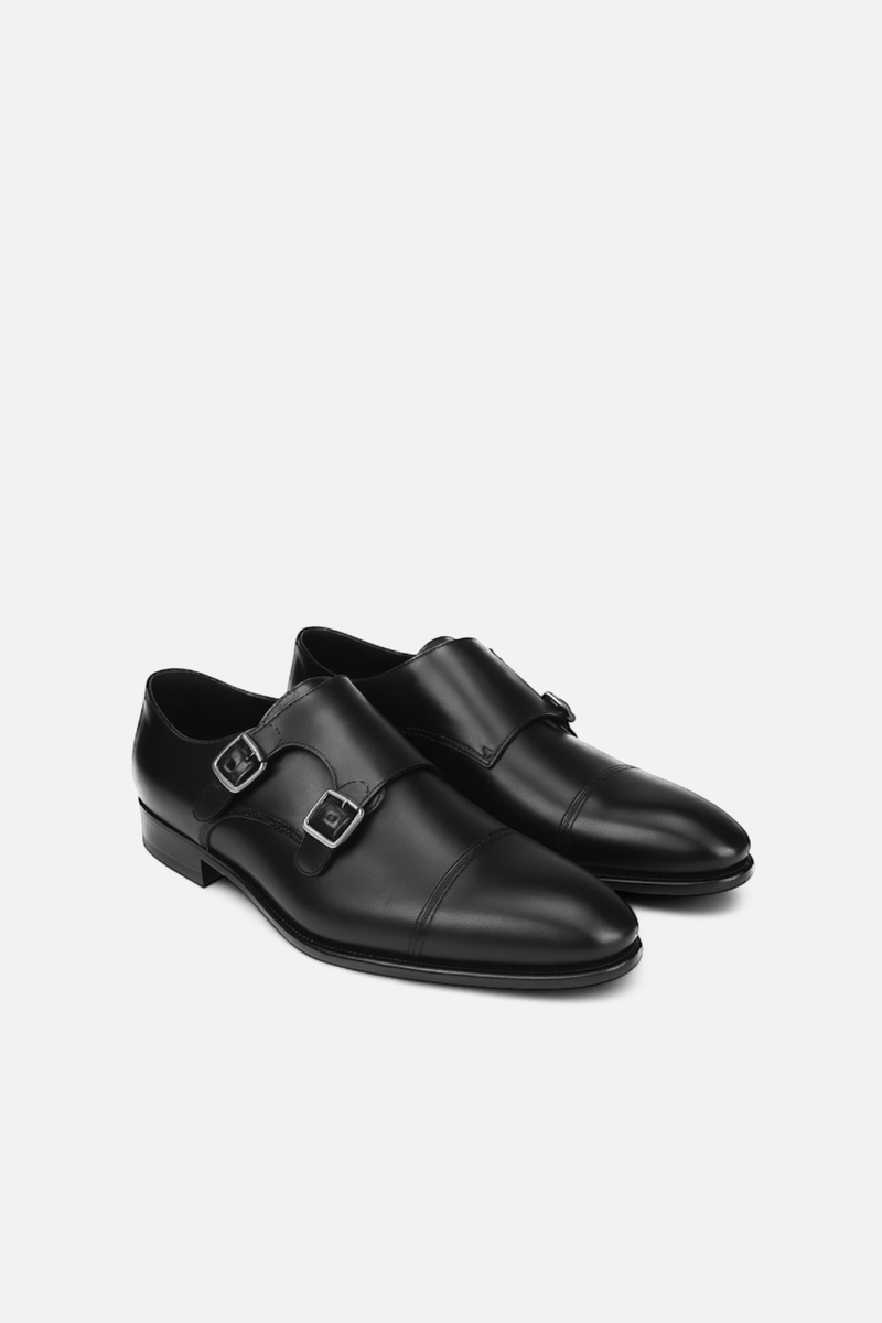 6582 Double Monk Strap Shoes