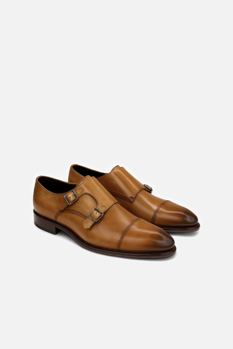 6582 Double Monk Strap Shoes