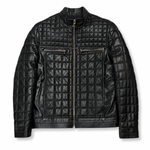 Denzel Quilted Leather Jacket