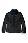 Dawson Leather Shearling Flight Jacket