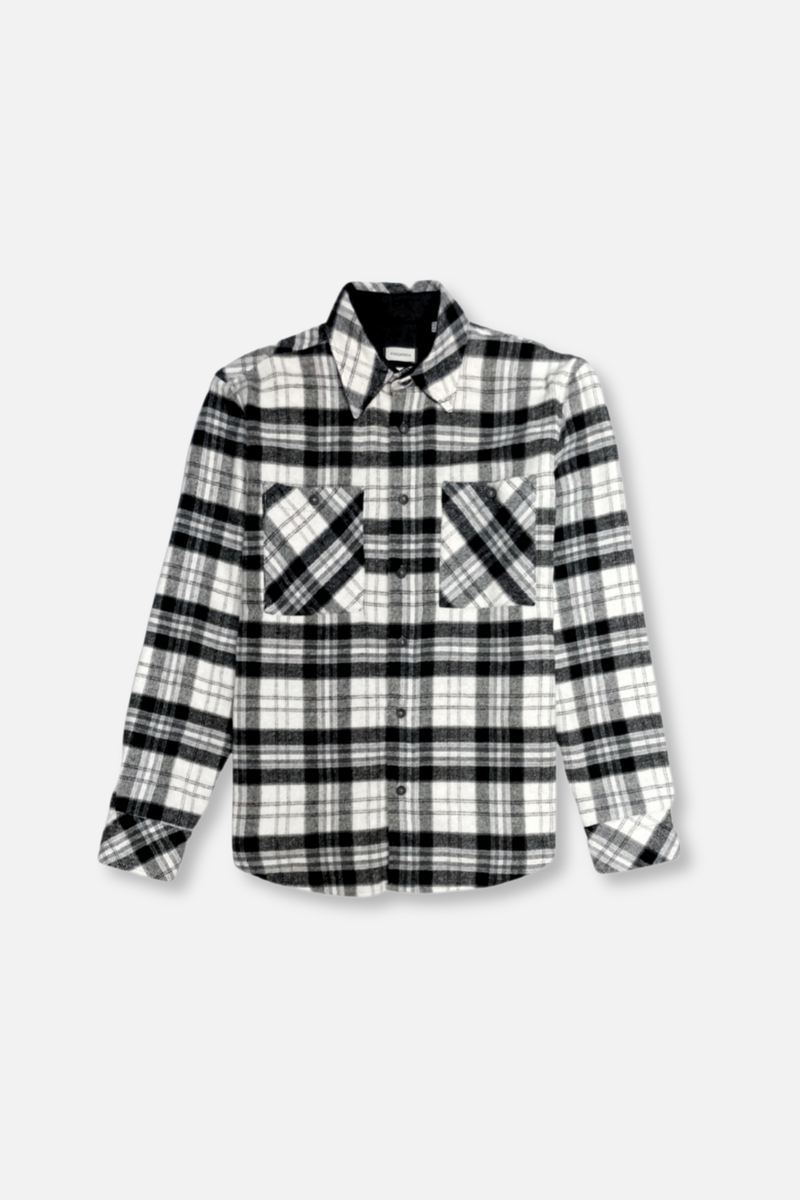 Vino Plaid Flannel Shirt